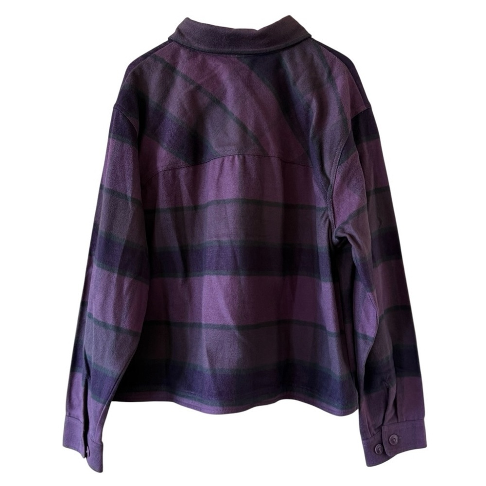 THE NORTH FACE Women’s Valley Flannel Button Down Shacket Midnight Mauve XXL - Picture 4 of 10